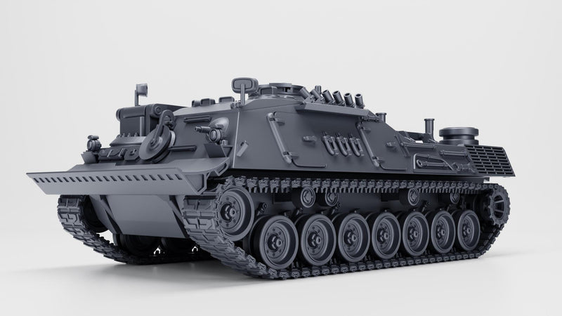 Bergepanzer 2 ARV - West German Cold War - 3D Printed Miniature Wargaming Combat Vehicle