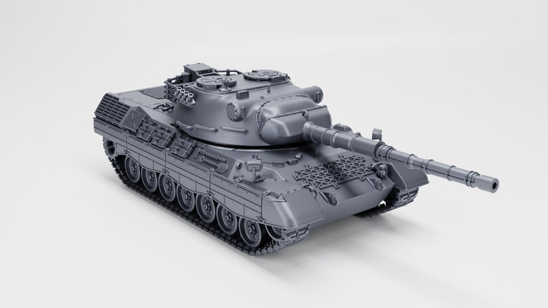 Leopard 1A2 - West German Cold War - 3D Printed Miniature Wargaming Combat Vehicle