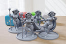 Goblin Adventurers Sexy Pinup 3D Printed Minifigures for Fantasy Miniature Tabletop Games DND, Frostgrave