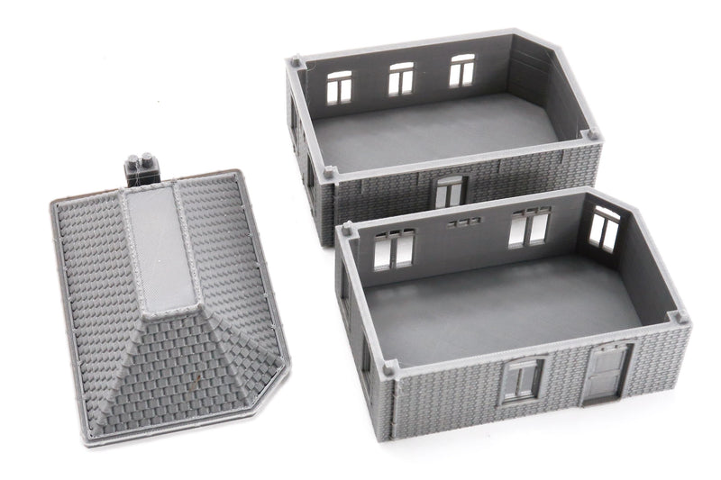 Ardennes Village Set - 3D Printed Miniature WW2 Wargaming Terrain 28mm / 20mm / 15mm Scale