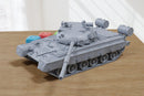 T-80 Soviet Main Battle Tank - 3D Printed Miniature Tabletop Wargaming Combat Vehicle 28mm / 15mm Scale