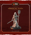 Grimdark Medical Nun - 28mm/32mm Scale 3D Printed Miniatures for Trench Warfare Darkgrim Miniature Tabletop Wargames