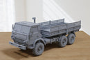 Kamaz 6x6 Cargo Truck OPEN - 3D Printed Miniature Tabletop Wargaming Combat Vehicle 28mm / 15mm Scale