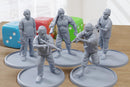 US Prison Inmates and Rioters Bravo - 3D Printed Minifigures for Modern Tabletop Wargaming 28mm / 32mm Scale
