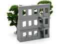 Stalingrad Ruined Building MTST5 - 3D Printed Miniature Wargaming Terrain (WWII Urban Ruins)