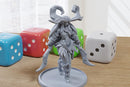 Aelora Dryad Sexy Pin-Up - 3D Printed Minifigure for Fantasy Miniature Tabletop Games DND, Frostgrave 28mm / 32mm / 75mm