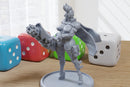 Cyber Vanguard Sexy Pin-Up - 3D Printed Minifigure for Fantasy Miniature Tabletop Games DND, Frostgrave 28mm / 32mm / 75mm