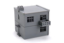 Small East European Apartment Block 2 - 3D Printed Miniature Wargaming Terrain (Cold War / Modern / Zona Alfa)