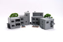 East European Residential Block Set - 3D Printed Miniature Wargaming Terrain (Cold War / Modern / Zona Alfa)