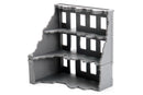 Stalingrad Ruined Building MTST5 - 3D Printed Miniature Wargaming Terrain (WWII Urban Ruins)