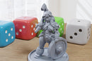 Dwarf Barbarian Brunna Sexy Pin-Up - 3D Printed Minifigure for Fantasy Miniature Tabletop Games DND, Frostgrave 28mm / 32mm / 75mm
