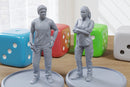 South American Сivilians Duo - 3D Printed Miniature Wargames Minifigures - Tabletop Modern Warfare - 28mm / 32mm Scale