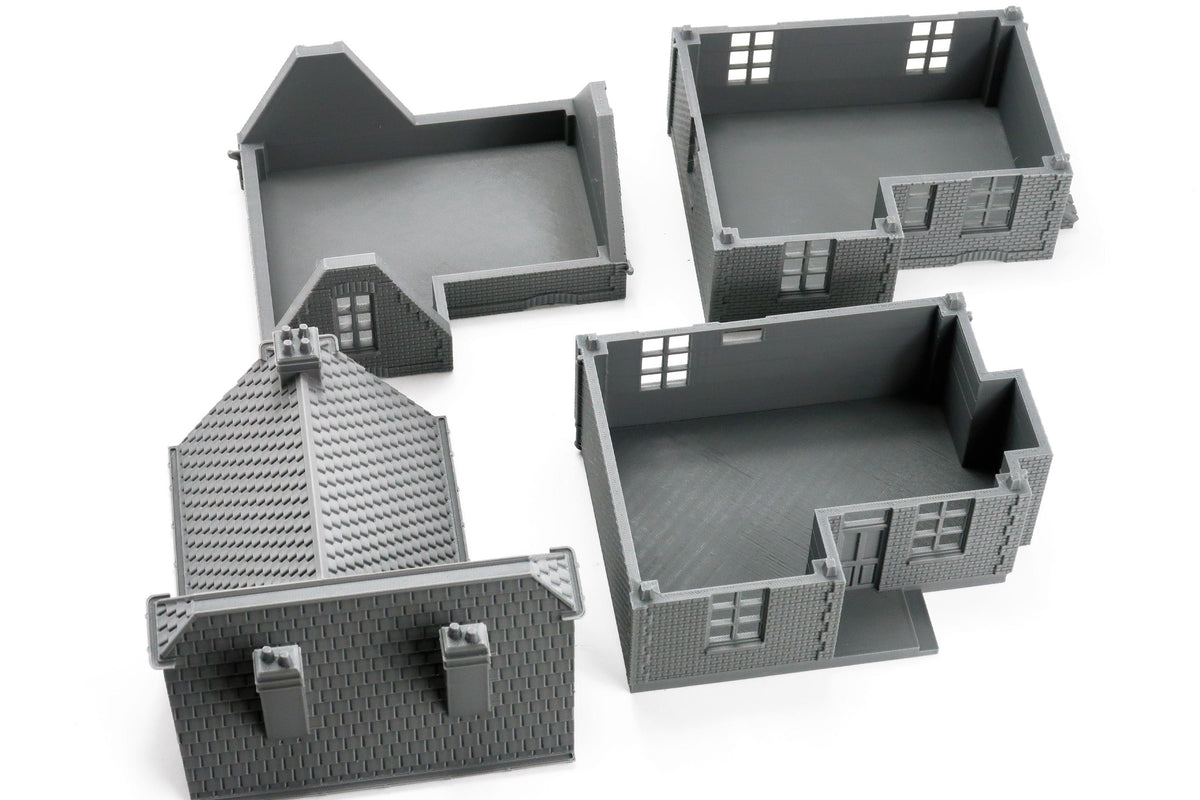 Grande Maison 3D Imprimée - Décor Wargame Terrain Napoléonien - Wargame Zone