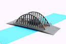 Steel Arch Bridge - Tabletop Wargaming WW2 Terrain Miniature | 15mm 20mm 28mm | 3D Printed Model