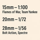 Challenger 2 MBT - Modern War - 3D Printed Miniature Wargaming Combat Vehicle