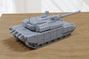 Leclerc MBT Serie 2 - Modern War - 3D Printed Miniature Wargaming Combat Vehicle