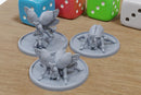 Big Mutant Bugs - 3D Printed Minifigures - Post Apocalyptic Miniature for Tabletop Wargames like Zona Alfa