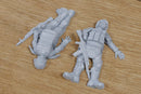 2 Dead Stalkers - 3D Printed Minifigures - Post Apocalyptic Miniature for Tabletop Wargames like Zona Alfa
