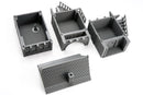 Medieval Fantasy House, 28mm RPG Terrain, Night District Tabletop Building, Archway House