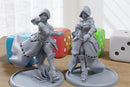 Grimdark Battle Nun Babes - 28mm/32mm Scale 3D Printed Miniatures Tabletop Wargaming