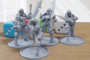 Steel Cleaver Nun Babes - 28mm/32mm Scale 3D Printed Miniatures Tabletop Wargaming
