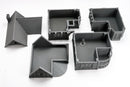 Medieval Balcony Tavern, 28mm Fantasy RPG Terrain, Night District Tabletop Building