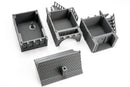 Medieval Night District Bundle, 28mm Fantasy RPG Terrain, 4 Tabletop Buildings