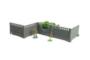 Soviet Concrete Wall P-6vr | Modular Cold War Barrier | Zona Alfa Terrain | 15mm, 20mm, 28mm, 32mm, HO