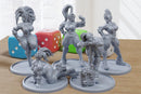Sexy She-Orc Pinup Babes Squad - 28mm/32mm Scale 3D Printed Miniatures Tabletop Wargaming