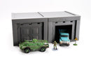 Soviet Truck Garage, 28mm Modern Wargaming Terrain, Zona Alfa Vehicle Workshop