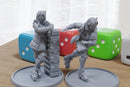 Noir Hacker - 3D Printed Mini - Cyberpunk / Sci-Fi - Tabletop Miniature Wargaming - 28mm / 32mm Scale Minifigures