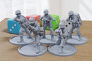 South African Infantry in Action - Miniature Tabletop Wargaming - 3D Printed 28mm / 32mm Minifigures
