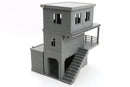 Watch Tower Set – Military Wargaming Terrain – 4x 3D Printed Guard Towers