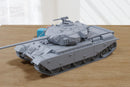 Centurion Mk V Tank - Modern War - 3D Printed Miniature Wargaming Combat Vehicle