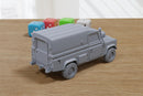 Land Rover Defender 110 Wolf - Modern War - 3D Printed Miniature Wargaming Combat Vehicle