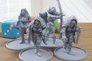 Female Woodland Poachers Miniatures – 28mm & 32mm Medieval Fantasy Wargaming Figures