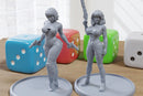 Molly & Jillian Double Trouble Pin-Ups – 28mm, 32mm Female Armed Miniatures