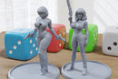 Molly & Jillian Double Trouble Pin-Ups – 28mm, 32mm Female Armed Miniatures