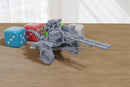 ZU-23-2 Twin Anti-Aircraft Gun – Firing or Towed - 3D Printed Miniature Wargaming Vehicle