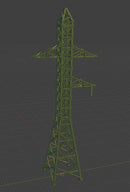 High Voltage Power Tower – Zona Alfa / Cold War in the East - 3D Printed Miniature Wargaming Terrain 28mm / 20mm / 15mm Scale