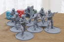 French GIGN Tactical Team - 3D Printed Miniature Wargames Minifigures - Tabletop Modern Warfare - 28mm / 32mm Scale