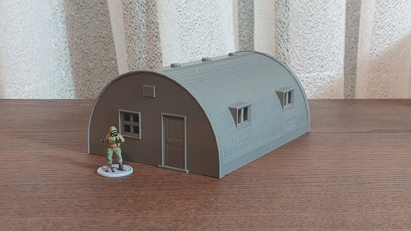 Quonset Hut Barrack - Military Outpost - Digital Download .STL Files for 3D Printing