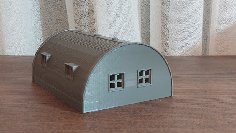 Quonset Hut Barrack - Military Outpost - Digital Download .STL Files for 3D Printing