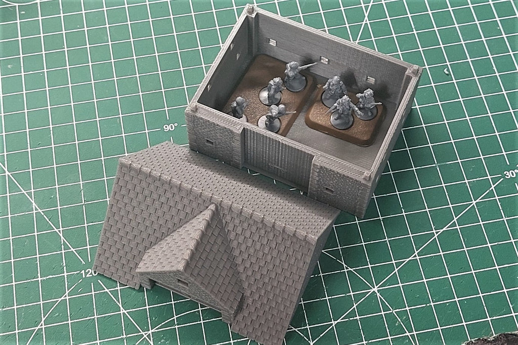 Barn Stl File French Farm Barn - Digital Download .STL Files for 3D Printing