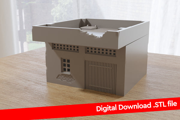 Arab Urban House DH 4 Workshop - Digital Download .STL Files for 3D Printing