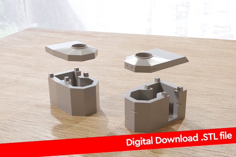 Deutsches Bunker-Set – Digitaler Download. STL-Dateien für den 3D-Druck