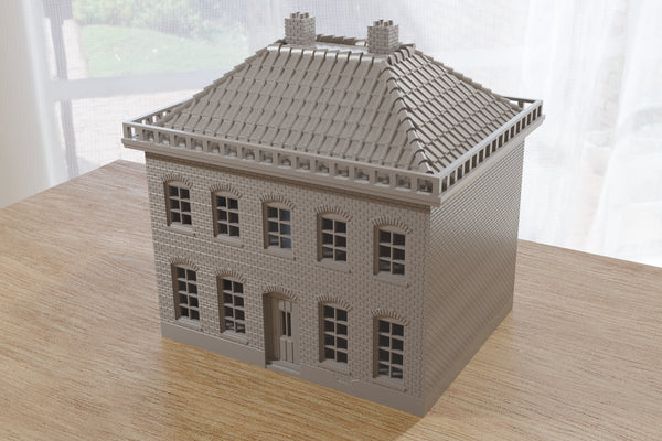Dutch Manor House - Digital Download .STL Files for 3D Printing