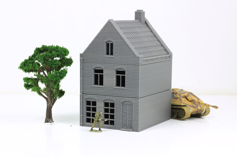 Dutch Spout Gable House - Digital Download .STL Files for 3D Printing