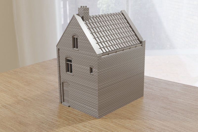 Niederländisches Spout Gable House - Digitaler Download .STL-Dateien für den 3D-Druck