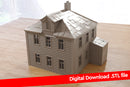 Large Soviet Dacha Eastern Front House - Digital Download .STL Files for 3D Printing